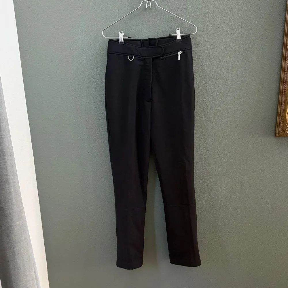 Vintage FERA Ski Snow Wool Blend Pants Black Size 10L